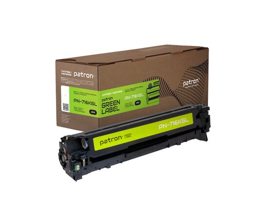 Картридж Patron Canon 716 Green Label, black (PN-716KGL)