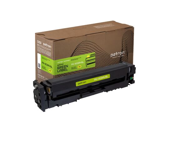 Картридж Patron HP 203A (CF542A) yellow Green Label (PN-203AYGL)