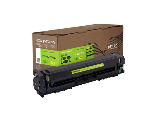 Картридж Patron HP 207X (W2212X) Green Label, yellow (PN-207XYGL)