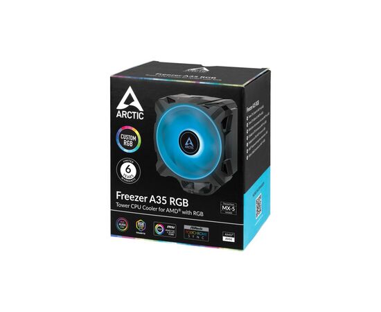 Кулер для процессора Arctic Freezer A35 RGB (ACFRE00114A), изображение 8 Кулер для процессора Arctic Freezer A35 RGB (ACFRE00114A), изображение 8