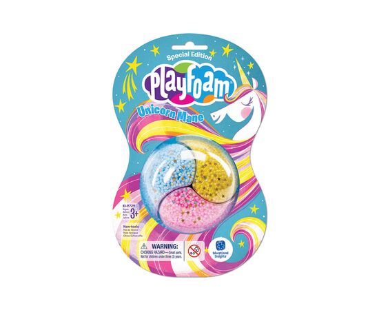 Набор для творчества Educational Insights Playfoam улькового пластилина Грива единорога (EI-9729-1)