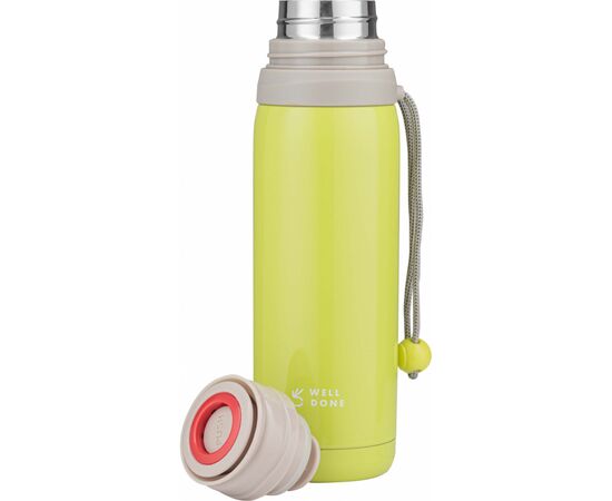Термос Well Done 0,5 л Light Green (WD-7025G), изображение 2 Термос Well Done 0,5 л Light Green (WD-7025G), изображение 2