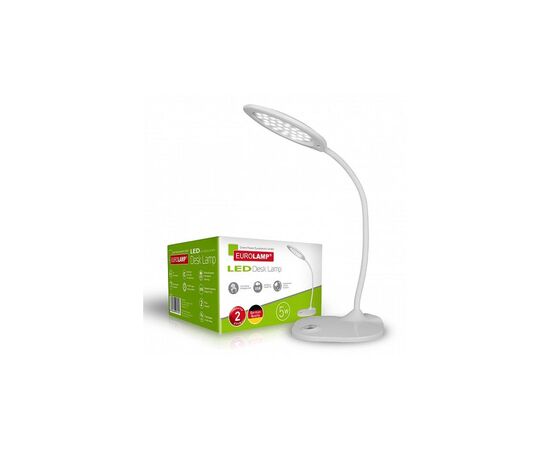 Настільна лампа Eurolamp 5W 5300-5700K (white) (LED-TLG-4(white)), зображення 2 Настільна лампа Eurolamp 5W 5300-5700K (white) (LED-TLG-4(white)), зображення 2