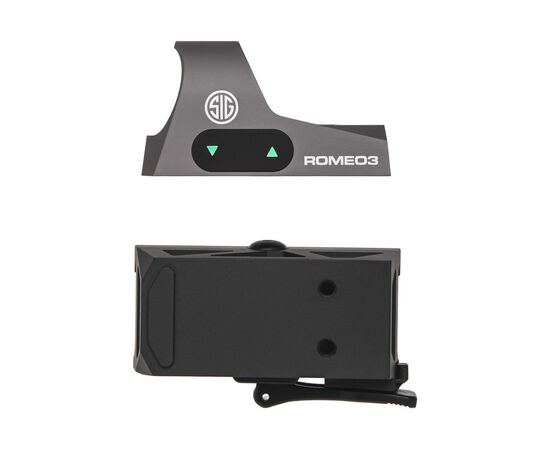 Прицел Sig Sauer Romeo3 Reflex Sight 1x25mm 3MOA Red Dot M1913 Riser (SOR31002), изображение 3 Прицел Sig Sauer Romeo3 Reflex Sight 1x25mm 3MOA Red Dot M1913 Riser (SOR31002), изображение 3