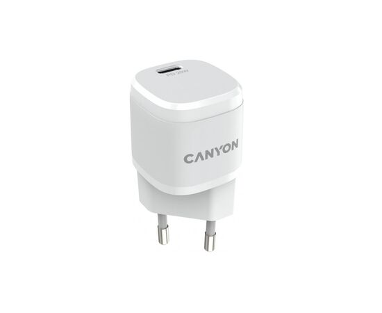 Зарядное устройство Canyon PD 20W white (CNE-CHA20W05), изображение 2 Зарядное устройство Canyon PD 20W white (CNE-CHA20W05), изображение 2