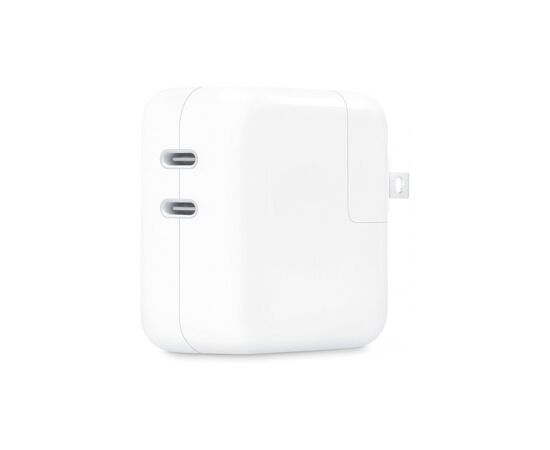 Зарядний пристрій Apple 35W Dual USB-C Port Power Adapter, Model А2676 (MNWP3ZM/A)