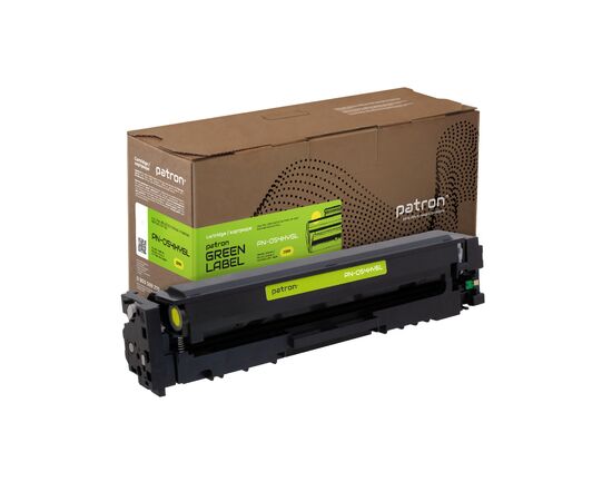 Картридж Patron Canon 054H Green Label, yellow (PN-054HYGL)