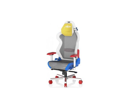 Кресло игровое DXRacer Air PRO White-blue-red-yellow (AIR-R1S-WRB.G-B3-NVF), изображение 2 Кресло игровое DXRacer Air PRO White-blue-red-yellow (AIR-R1S-WRB.G-B3-NVF), изображение 2