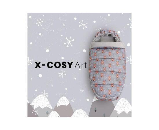 Зимний конверт X-Lander X-Cosy - ART Winter Foxes (90465), изображение 4 Зимний конверт X-Lander X-Cosy - ART Winter Foxes (90465), изображение 4