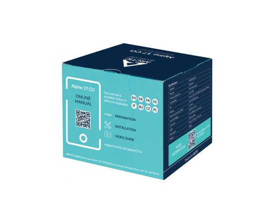 Кулер для процессора Arctic Alpine 17 CO (ACALP00041A), изображение 8 Кулер для процессора Arctic Alpine 17 CO (ACALP00041A), изображение 8