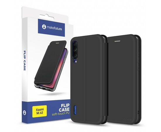 Чехол для моб. телефона MakeFuture Flip Case (Soft-touch PU) Xiaomi Mi A3 Black (MCP-XMA3BK), изображение 3