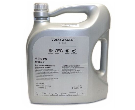 Моторное масло VAG VW Special D SAE 5W-40, 5л (7138)