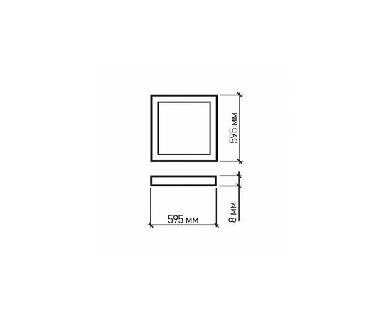 Светильник Eurolamp LED-Panel-40/40(110)(2), изображение 2 Светильник Eurolamp LED-Panel-40/40(110)(2), изображение 2