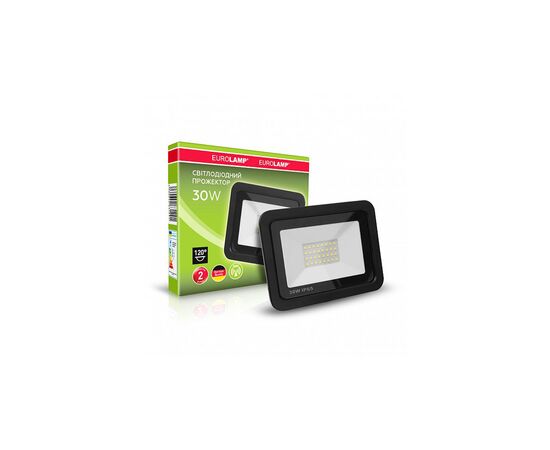 Прожектор Eurolamp LED-FL-30/6 black, изображение 3 Прожектор Eurolamp LED-FL-30/6 black, изображение 3