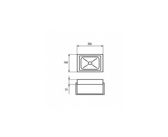 Прожектор Eurolamp LED-FL-50/6 black, зображення 2 Прожектор Eurolamp LED-FL-50/6 black, зображення 2