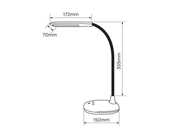 Настольная лампа ELM Jumbo- 7W 4000K (27-0001), изображение 2