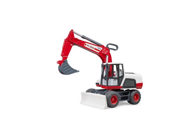 Спецтехника Bruder экскаватор колесный бело-красный (03411), изображение 3 Спецтехника Bruder экскаватор колесный бело-красный (03411), изображение 3