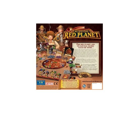 Настольная игра Fantasy Flight Games Mission: Red Planet 2nd Edition (Миссия: Красная планета), английский (841333100025), изображение 2 Настольная игра Fantasy Flight Games Mission: Red Planet 2nd Edition (Миссия: Красная планета), английский (841333100025), изображение 2