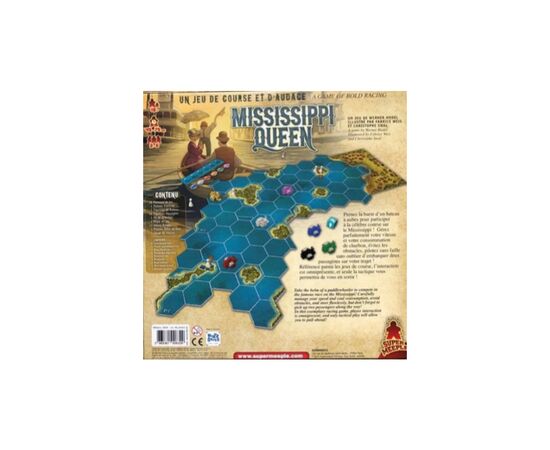 Настольная игра Super Meeple Mississippi Queen (Королева Миссисипи), английский (745809868917), изображение 3 Настольная игра Super Meeple Mississippi Queen (Королева Миссисипи), английский (745809868917), изображение 3