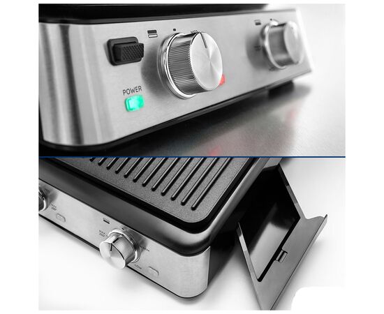 Электрогриль DeLonghi CGH 920 (CGH920), изображение 3 Электрогриль DeLonghi CGH 920 (CGH920), изображение 3