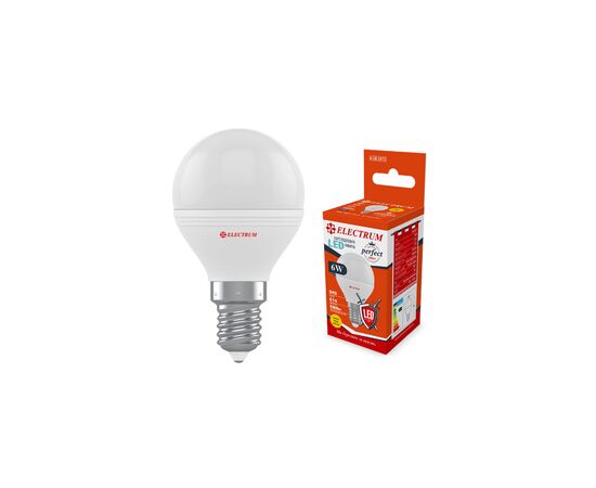 Лампочка Electrum D45 6W PA LB-32/1 Е14 3000K PERFECT (A-LB-1871)