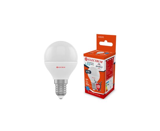 Лампочка Electrum D45 6W PA LB-32/1 Е14 4000K PERFECT (A-LB-1872)