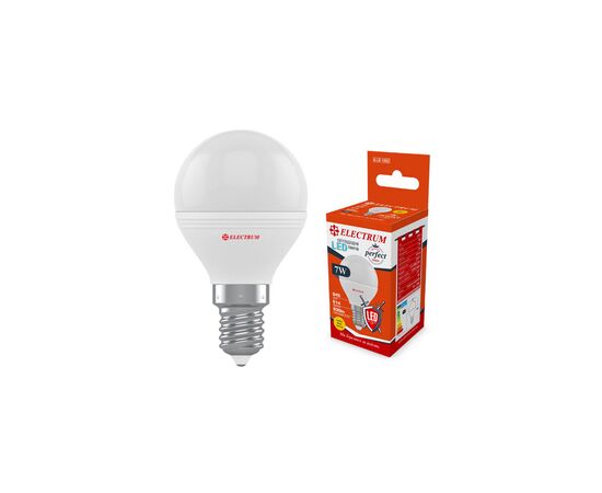 Лампочка Electrum D45 7W PA LB-32 Е14 3000K PERFECT (A-LB-1862)
