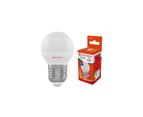 Лампочка Electrum D45 8W PA LB-32 E27 3000K PERFECT (A-LB-1430)