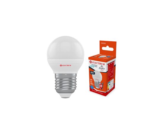 Лампочка Electrum D45 8W PA LB-32 E27 4000K PERFECT (A-LB-1431)