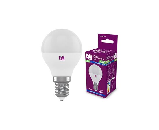 Лампочка ELM D45 6W PA10 E14 4000K (18-0014.)