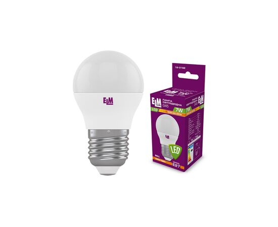 Лампочка ELM D45 7W PA10 E27 3000K (18-0162)