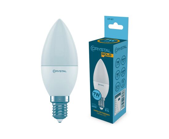 Лампочка CRYSTAL C37 7W PA Е14 4000K (C37-021)