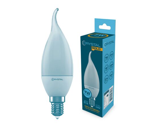 Лампочка CRYSTAL C37 7W PA Е14 4000K (С37-023)
