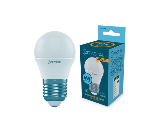 Лампочка CRYSTAL G45 4W PA Е27 4000K (G45-008)