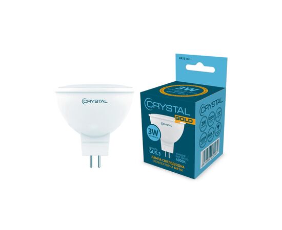 Лампочка CRYSTAL MR16 3W P G5.3 4000K (MR16-003)