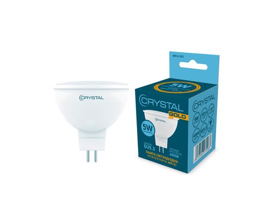 Лампочка CRYSTAL MR16 5W P G5.3 4000K (MR16-005) Лампочка CRYSTAL MR16 5W P G5.3 4000K (MR16-005)