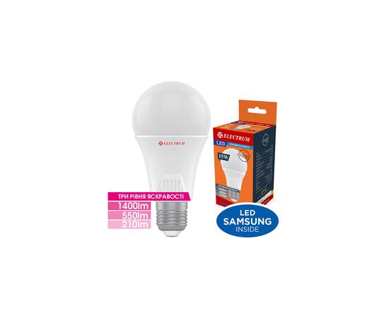 Лампочка Electrum A65 15W PA LS-33DS Elegant E27 4000K DIM 3 рівня (A-LS-1941)
