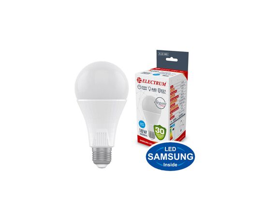 Лампочка Electrum A80 18W PA LS-33 Elegant E27 6500K (A-LS-1453)