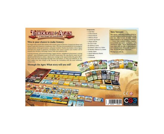 Настольная игра Czech Games Edition Through the Ages: A New Story of Civilization, английский (8594156310325), изображение 3 Настольная игра Czech Games Edition Through the Ages: A New Story of Civilization, английский (8594156310325), изображение 3