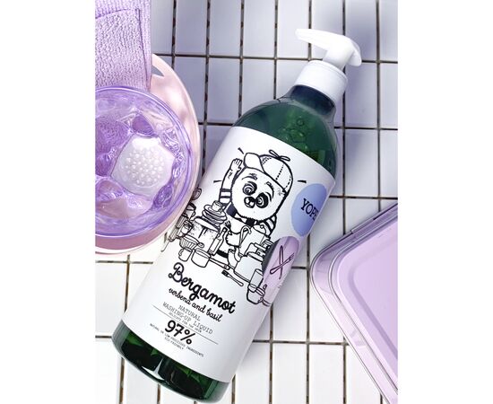 Средство для ручного мытья посуды Yope Bergamot, Verbena and Basil 750 мл (5906874565292), изображение 2 Средство для ручного мытья посуды Yope Bergamot, Verbena and Basil 750 мл (5906874565292), изображение 2
