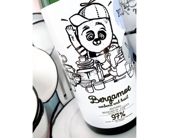 Средство для ручного мытья посуды Yope Bergamot, Verbena and Basil 750 мл (5906874565292), изображение 5 Средство для ручного мытья посуды Yope Bergamot, Verbena and Basil 750 мл (5906874565292), изображение 5