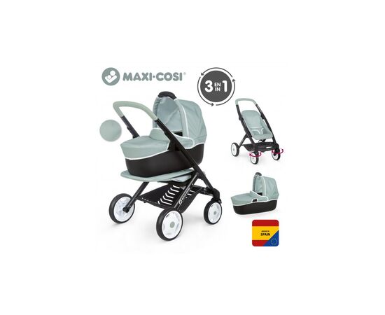 Коляска для кукол Smoby Maxi-Cosi&Quinny 3 в 1 Мятная (253120), изображение 3 Коляска для кукол Smoby Maxi-Cosi&Quinny 3 в 1 Мятная (253120), изображение 3