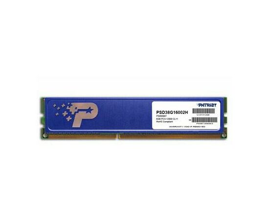 Модуль памяти для компьютера DDR3 8GB 1600 MHz Patriot (PSD38G16002H)