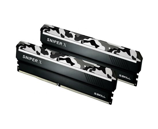 Модуль памяти для компьютера DDR4 32GB (2x16GB) 3200 MHZ SniperX Urban Camo G.Skill (F4-3200C16D-32GSXWB), изображение 2 Модуль памяти для компьютера DDR4 32GB (2x16GB) 3200 MHZ SniperX Urban Camo G.Skill (F4-3200C16D-32GSXWB), изображение 2