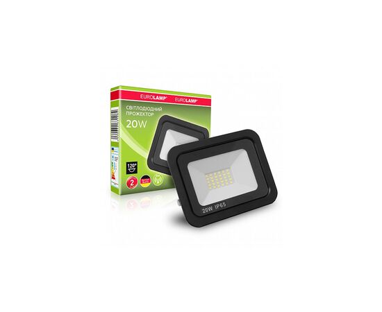 Прожектор Eurolamp LED-FL-20/6 black, зображення 3 Прожектор Eurolamp LED-FL-20/6 black, зображення 3