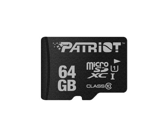 Карта памяти Patriot 64GB microSD class10 UHS-I (PSF64GMDC10)