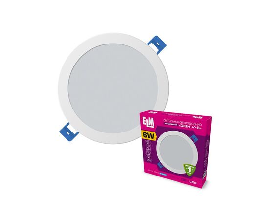 Світильник ELM Disk V - 6W 6500K (26-0058)
