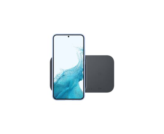 Зарядное устройство Samsung 15W Wireless Charger Duo (with TA) Black (EP-P5400TBRGRU), изображение 2