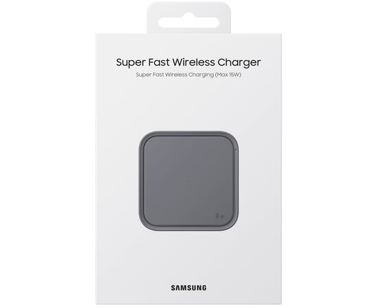 Зарядний пристрій Samsung 15W Wireless Charger Pad (with TA) Black (EP-P2400TBRGRU), зображення 7 Зарядний пристрій Samsung 15W Wireless Charger Pad (with TA) Black (EP-P2400TBRGRU), зображення 7