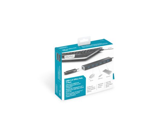 Концентратор Digitus USB 3.0 Hub, 7 Port (DA-70241-1), изображение 9 Концентратор Digitus USB 3.0 Hub, 7 Port (DA-70241-1), изображение 9